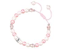Generisch Classico Bracciale Bracciale Naturale Larghezza Frasi Gioielli adatto come regalo di compleanno per la tua figlia Piccolo Bracciale Bracciale Rosa Naturale Classico Bracciale, Taglia unica