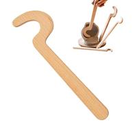 Generisch Clay Trimming Tools, Wooden Pottery Throwing Stick with Smooth Edge and Ergonomic Grip, Modeling Wand for Ceramic Trimming, Slab Construction, and Pottery Workshop Use