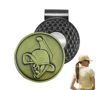 Generisch Clip magnetica per cappelli da golf, clip per cappello da golf, divertente clip per cappello da golf con pennarello, accessorio per borsa da golf per cappelli da golf, pantaloni, guanti