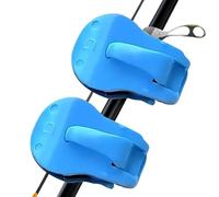 Generisch Clip per canne da pesca | Impugnatura in schiuma antiscivolo - Accessori da pesca con due impostazioni per la modalità di bloccaggio, per l'applicazione su barca, parete, garage molo riva e