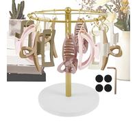 Generisch Clip per capelli da donna, organizer per capelli, per clip, 16 ganci, per bagno, camera da, dormitorio da donna