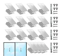 Generisch Clip per finestre, robusto morsetto di fissaggio riutilizzabile | Staffe in compensato tempesta per finestre | Per dormitorio studentesco appartamento in affitto cucina commerciale casa