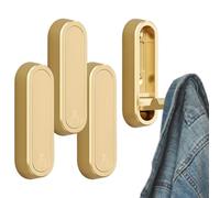 Generisch Coat Hook - Coat Hooks Wall Mounted | Foldable Coats Hooks | Clothes Hanger Storage | 4 X Heavy Duty Space Storage Organizer | Modern Holder Rack For Coats Towels Hats Bags