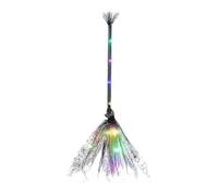 Generisch Cofanetto per caramelle Halloween con luce a LED, bastoncini per scopa, cosplay, accessori per costume giochi cavalli ragazze (nero, A)