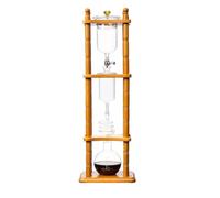 Generisch Cold Brew Maker, Iced Coffee Machine, With Adjustable Valve, Wooden Stand, 720ml Glass Pot - Makes 5-7 Cups