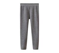 Generisch Collant da ragazza con elastico e calda imbottitura, leggings, pantaloni termici, pantaloni lunghi, leggings invernali 128, grigio., 13-14 Anni