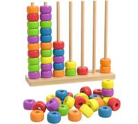 Generisch Color Stacking Match Game - Gioco di impilamento per adulti, con supporto per anelli, per tutta la famiglia (1 pezzo)