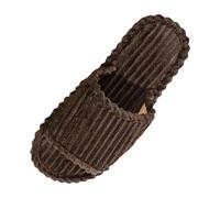 Generisch Commercio Estero Cordino Una Parola Apertura Dita Aperta Pantofole Adulti Uomini E Donne Coppia Pantofole Al Coperto, caffè, 39 EU