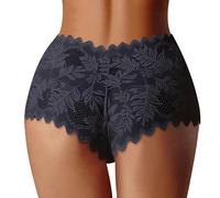 Generisch Comode mutandine da donna in pizzo per il tempo libero, perfette per tutte le stagioni, elegantemente combinate con magliette, offre informazioni dettagliate sulle taglie (blu scuro, XL)