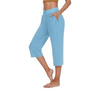 Generisch Comodi pantaloni casual a tre quarti per l'uso quotidiano, perfetti per le giornate estive soleggiate, versatili da abbinare a pantaloncini o gilet, facili da pulire in lavaggio, ideali per