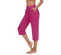Generisch Comodi pantaloni casual a tre quarti per l'uso quotidiano, perfetti per le giornate estive soleggiate, versatili da abbinare a pantaloncini o gilet, facili da pulire in lavaggio, ideali per