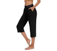 Generisch Comodi pantaloni casual a tre quarti per l'uso quotidiano, perfetti per le giornate estive soleggiate, versatili da abbinare a pantaloncini o gilet, facili da pulire in lavaggio, ideali per