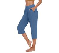 Generisch Comodi pantaloni casual a tre quarti per l'uso quotidiano, perfetti per le giornate estive soleggiate, versatili da abbinare a pantaloncini o gilet, facili da pulire in lavaggio, ideali per