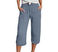 Generisch Compatibile con abbigliamento protettivo per moto, pantaloni da donna, in tessuto elasticizzato nero, Blu, M