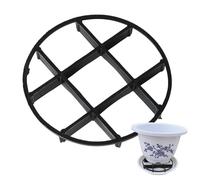 Generisch Con sottovaso rialzato, rialzo per piante, resistenti alle intemperie, per balconi interni, ufficio, appartamento, giardino, terrazza esterna