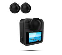Generisch Confezione da 2 custodie in silicone per la protezione della lente GoPro MAX 2 - Eccellente protezione dagli urti, ritagli precisi, accesso agevole allo schermo