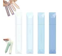 Generisch Confezione da 4 penne adesive a doppio lato, per lavori di artigianato, involucro e ufficio (blue)