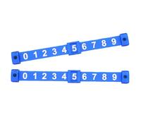 Generisch Contatore di punti da calcio balilla, 2 pezzi, mini token da hockey | 10 cifre indicatore Air Hockey Scoring Units Counters Table Scoreboard per interni