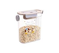 Generisch Contenitore ermetico per snack per cani, con apertura laterale, ermetico, portatile, per cereali, riso, farina, piano di lavoro, casa, cucina