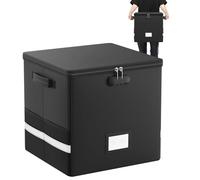 Generisch Contenitore per dischi in vinile, contenitore impermeabile per dischi da 12 pollici, libri, documenti, foto, trasloco, archivio,