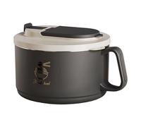Generisch Contenitore per il pranzo, 1650 ml, a prova di perdite, con posate pieghevoli, per pasta e insalata, per pranzo, per casa, appartamento, ufficio, hotel, viaggi, picnic, scuola