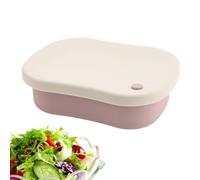 Generisch Contenitore per il pranzo per adulti | Contenitore per alimenti in silicone adatto al microonde - Contenitore per il pane della scuola, per adulti, scuola, ufficio, viaggi, campeggio, picnic