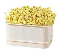 Generisch Contenitore per pioli | Secchio per pioli senza terreno con coperchio, per fagioli, piselli, erba di grano per la crescita, le piante e