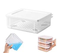 Generisch Contenitore per sandwich, contenitore per toast, contenitore salvafreschezza per frigorifero, per campeggio, picnic, snack, insalata, congelatore, frigorifero, cucina