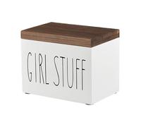 Generisch Contenitore per tamponi da bagno - Organizer per cose da ragazza | Contenitore per rilegatura | Per doccia soggiorno appartamento lavabo camera degli studenti e altri spazi