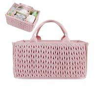 Generisch Contenitore portatile per pannolini per cameretta dei bambini | Organizer per vestiti per bambini, cestino per baby shower, per riporre pannolini, salviette, lozioni e giocattoli