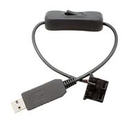 Generisch Controllo ventola USB - Adattatore ventola in rame ABS | Convertitore USB PWM | | Adattatore step-up ventola | Per PC computer computer computer sistema di raffreddamento per dispositivi