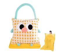 Generisch Coperta da viaggio e, 2 in 1, set di cuscini e coperte per aeroplano, multifunzionale, ispessito, trasforma il in coperta per divano, camera da