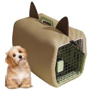 Generisch Copertura per gabbia per cani, isolata, antivento, protezione solare, con coulisse, per esterni, auto, camion, hotel, escursionismo, campeggio, viaggi, vacanze, traslochi, clima freddo, casa