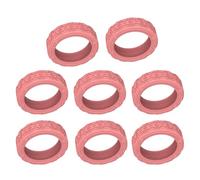 Generisch Coperture di protezione per bagagli | Copertura universale per bagagli da viaggio 8 pezzi | Copertura silenziosa per ruote bagagli bagagli, Colore: rosa., Siehe Beschreibung, Vedi