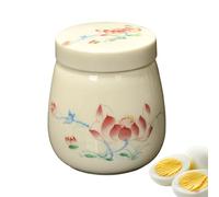 Generisch Coppa - 220 ml CER The Cups Allow Users to Steam Custards and Prepamic Kitchen Tool,Vintage Ceramic Soft Boiled Cooker | for Home Kitchen Dormitory Apartment Hotel Businesses Rental