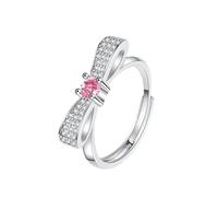 Generisch Coppia di anelli di squisito anello dell'amore, personalità alla moda e versatile, apertura di fascia alta e anello alla moda, A, Rame, Non pietra preziosa