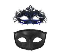 Generisch Coppie in carnevale per feste in maschera - la coppia perfetta per serate in costume di Halloween (Blue1, taglia unica)
