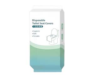 Generisch Coprisedile per WC - Scudo igienico che supporta il viaggi, dieci fodere di carta oversize con ampia copertura, assistenza per strutture pubbliche, , fermate di