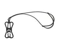 Generisch Cordino per cellulare - Cinturino in silicone con manico ad anello regolabile a 360° e scomparto per carte di credito, comodo e durevole, leggero cordino per camminare, escursioni