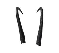 Generisch Corna di Stambecco ca. 14 cm - Corna artificiali realistiche di Motes Maschere, fatte a mano, robuste e leggere - Ideali per Krampus, Perchten, feste e eventi a tema e decorazioni (Stambecco