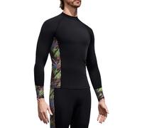 Generisch Costume da bagno da uomo, immersione, costume da bagno subacqueo, costume da surf, triathlon, snorkeling, muta in neoprene, pantaloni da nuoto, gilet di salvataggio per adulti