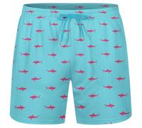 Generisch Costume da bagno da uomo, pantaloncini estivi casual con tasche, comodi, ideali per sport all'aria aperta, escursioni, viaggi, Celeste., L