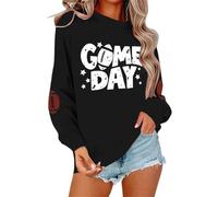 Generisch Costume da coniglio sexy da donna con cappuccio con stampa calcio, a maniche lunghe, casual, per lo sport e la vita quotidiana, comodo design in tessuto morbido bomber invernale da donna
