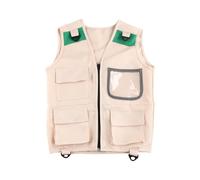 Generisch Costume da esploratore per bambini, gilet cargo | Costume da zoologo per escursioni, attività all'aperto, campeggio, pesca, parco, cortile e selvaggi