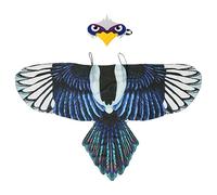 Generisch Costume da gufo per bambini, costume per uccelli, pappagallo, costume con parte del viso, spallacci regolabili, costume in chiffon per giochi di ruolo, Halloween per bambini dai 3 agli 8