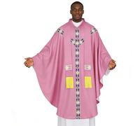 Generisch Costume da sacerdote | Vestito da sacerdote per la Chiesa cattolica, per cosplay e travestimenti - per preghiera uomini chiesa matrimonio eventi servizio fotografico festa mascherate