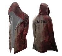 Generisch Costume da uomo medievale per Halloween, con cappuccio vichingo, con cappuccio, Odin Mythos, giacca autunnale, invernale, scandinavia, mantello gotico, per il tempo libero, cosplay