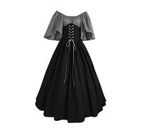 Generisch Costume di Carnevale, abbigliamento gotico, top da donna, Halloween, steampunk rinascimentale, anni '50, abito medievale, abito da cocktail retrò, da donna, per cocktail, cosplay, feste
