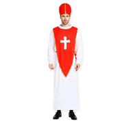Generisch Costume di carnevale da uomo con sacerdoti, costume da parrocchia, costume da uomo come costume di carnevale spirituale per feste a tema della chiesa