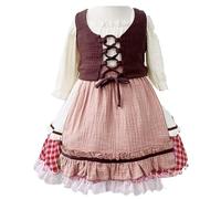 Generisch Costume di carnevale per bambini a forma di Cappuccetto Rosso Mantello Capekabito per bambini Vestito francese Halloween Costume per bambini, Vino, 3-4 Anni